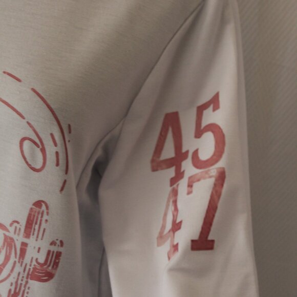 Retro 45 47 Flag Western Cowboy Girl Cactus Print Sweatshirt Size XL NWOT's - Picture 4 of 8